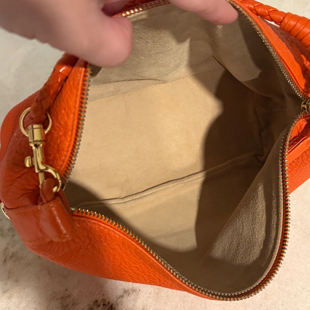Bottega Veneta orange Cervo shoulder bag excellent - Picture 6 of 7